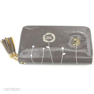 Best Sale Tassel Zipper Wallet Fashion Ladies Card Holder