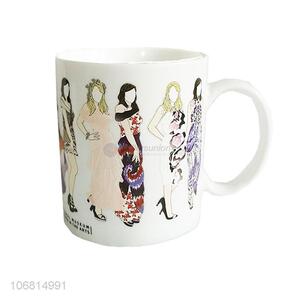 China OEM custom decal ceramic mug fashion coffee mug