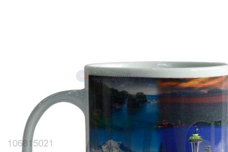 New design custom logo ceramic coffee mug milk cup