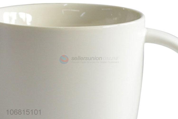 Factory wholesale blank plain ceramic coffee mug milk cup