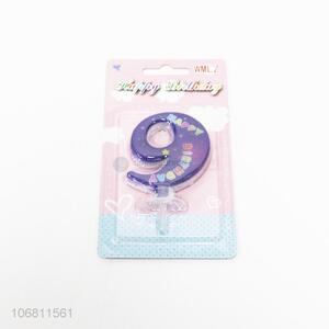 Wholesale birthday cake decorative number candle number 9 candle