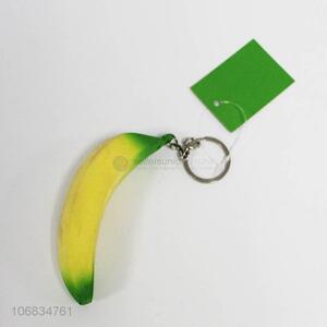 New Fruit Banana Soft Rebound Squeeze Toys Keychain For Children