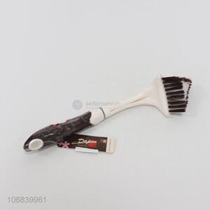 Wholesale durable kitchen plastic cleaning brush with handle