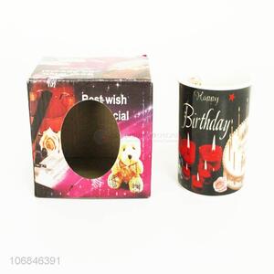 Wholesale newest happy birthday printing ceramic cup