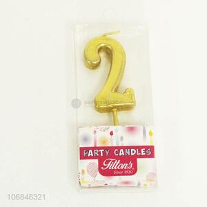 Factory sell fancy digital number birthday candles