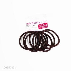 New selling promotion8pcs black elastic hair rings