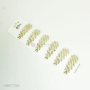 Hot Sale 6 Pieces Plastic Hair Clip With Diamonds