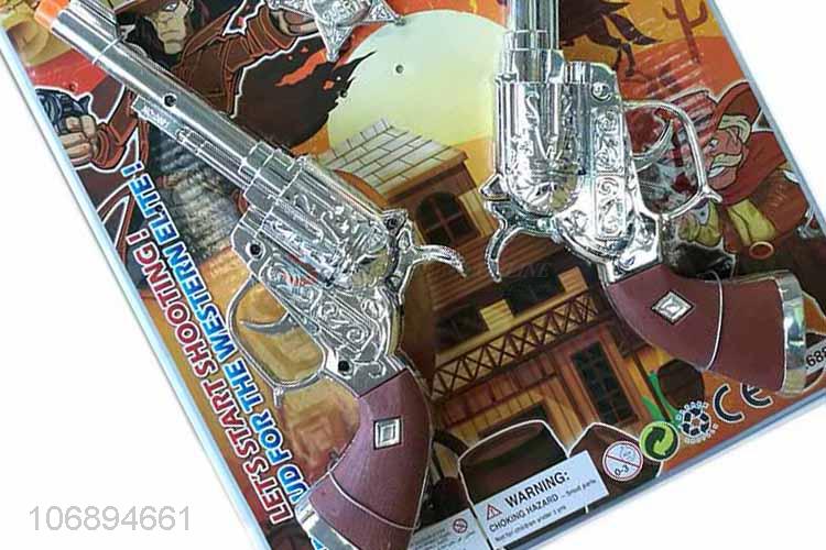 Wholesale Two Plating Cowboy Gun Set For Kids