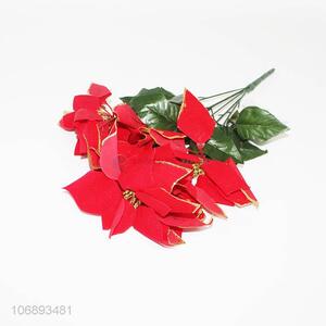 Hot Selling Artificial Christmas Flower For Christmas Decoration