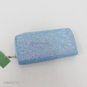 Attractive design bling bling shiny glitter women purse