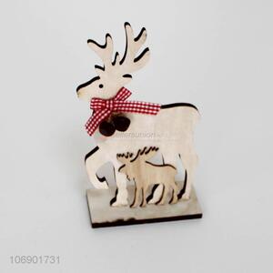 Factory sales wooden reindeer christmas ornaments for home decor