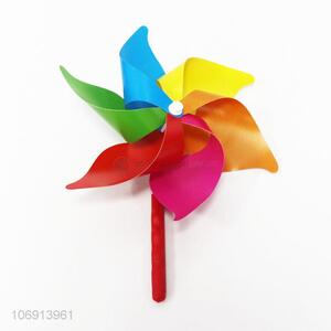 Factory Price Outdoor Children's Gift Toy Colourful Extendable Telescopic Windmill