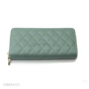 Bottom Price Long Zip Around Wallet Pvc Card Holder Wallet Lady Wallet