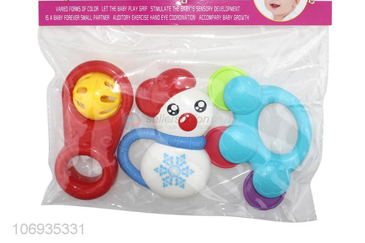 Wholesale Baby Rattles Funny Plastic Toy Hand Bell New Born Baby Toys Set