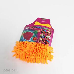Wholesale chenille microfiber car wash glove car cleaning mitt wipes