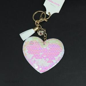 Creative design heart keychain charm women key holder