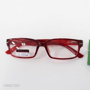 New selling promotion adult red eyeglasses frame plastic glasses