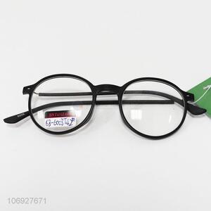 Factory sell adult round eyeglasses frame fashion plastic glasses