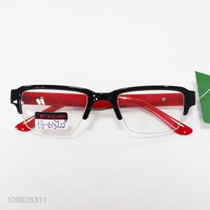Factory Price Black Red Plastic Frame Adults Glasses