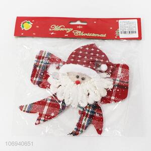 Low price Christmas bowknot hanging ornaments festival decorations