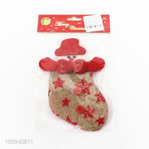 Recent design Christmas snowman stocking pendant festival decorations
