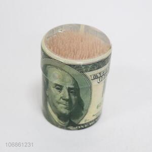 High quality individually wrapped bamboo toothpick dollar logo box