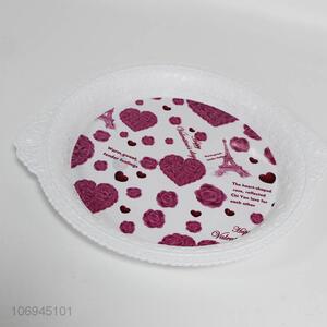 Fashion design delicate heart pattern plastic food tray