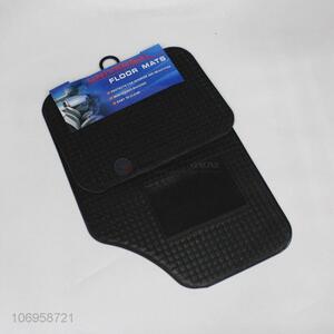 Cheap 4pcs/set universal size anti-slip pvc car floor foot mats