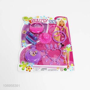 Cheap Children's Cosmetic Kit Beauty Set Beautiful Jewelry Plastic Toy Set