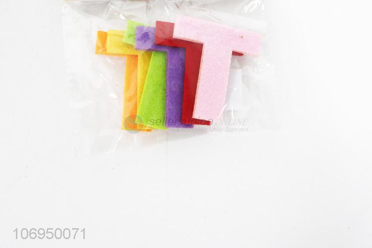 Creative Design Letter T Shaped DIY Felt Cloth Patch