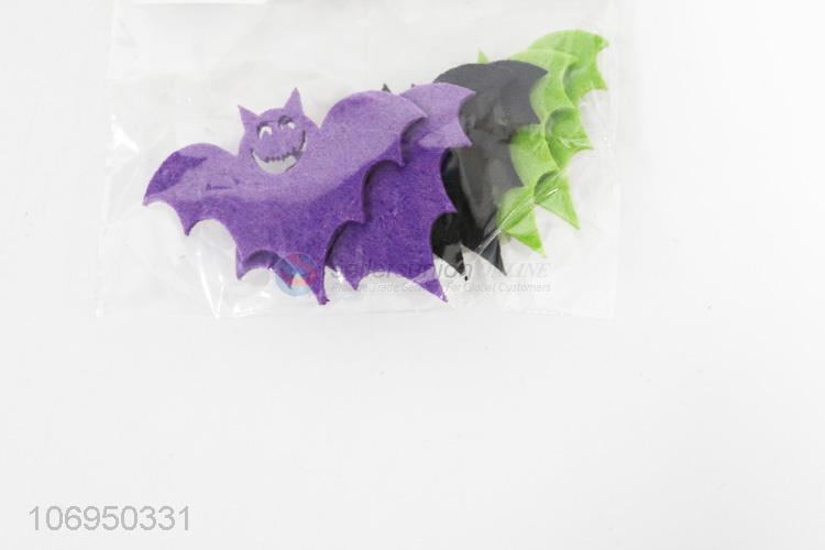 New product 6pc creative bat shaped diy felt cloth patch