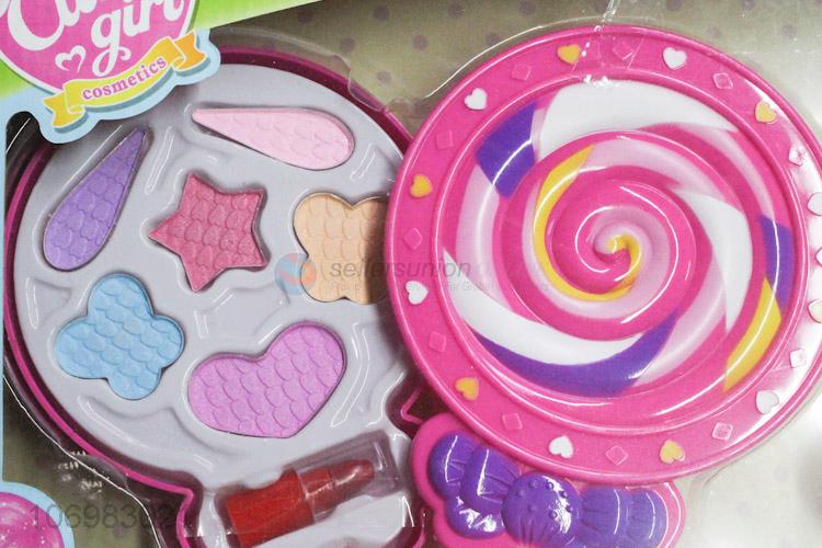 Best Sale Lovely Candy Shape Kids Cosmetic Toy Set Eco-Friendly Children Makeup Sets