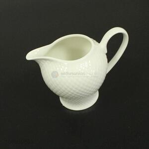 Top Quality China Super White Porcelain Ceramic Teapot Milk Pot