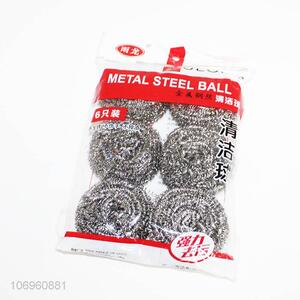 Wholesale Kitchen Cleaning Supplies 6PC Metal Steel <em>Clean</em> <em>Ball</em>