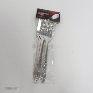 Low price premium 6pcs stainless steel fork cutlery set