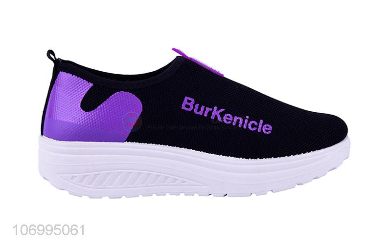 High quality women summer breathable slip-on shoes with custom logo