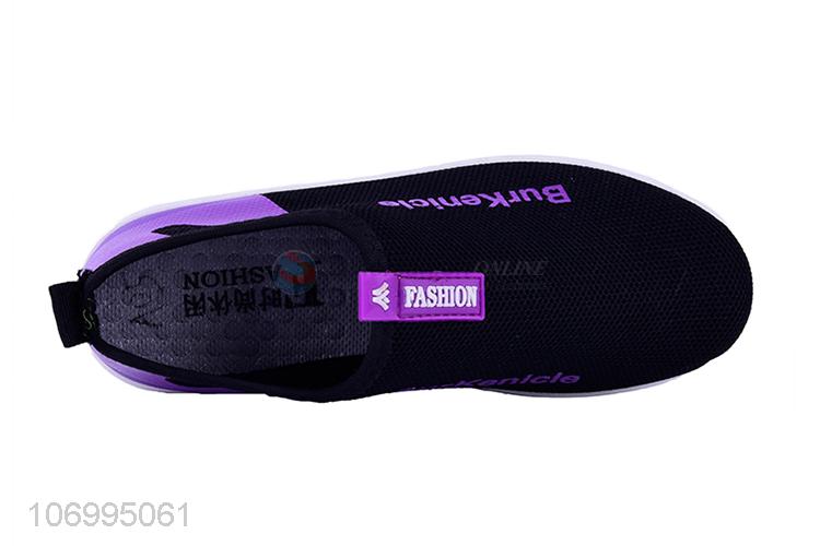 High quality women summer breathable slip-on shoes with custom logo