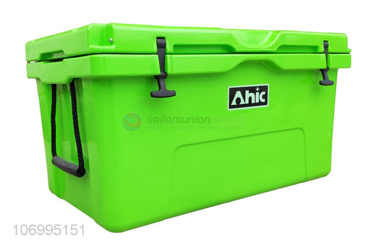 China manufacturer 85L food grade enviromental material insulated box cooler box