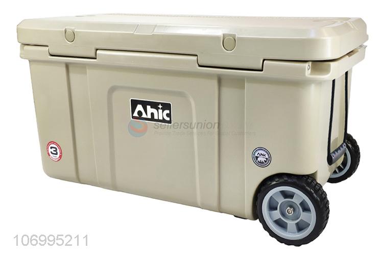 Hot selling 75L food grade enviromental material insulated box cooler box