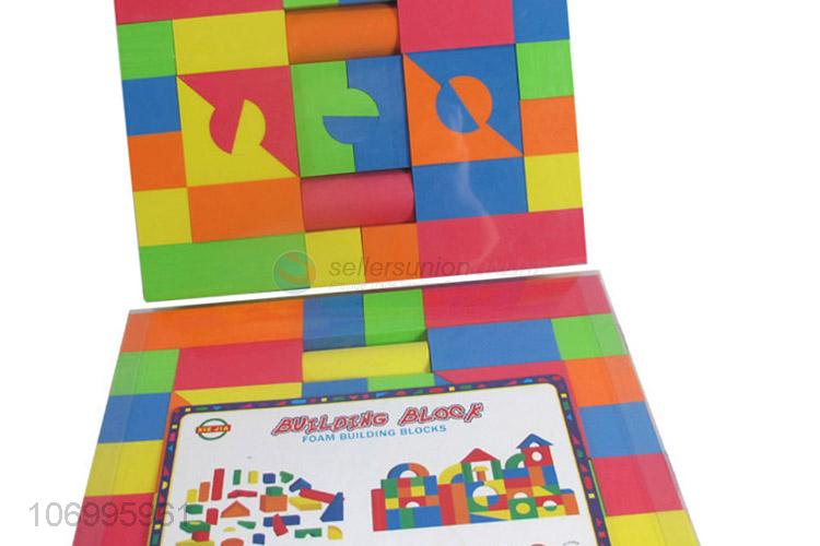 Suitable price 34pcs children intelligent toys colorful wooden building blocks