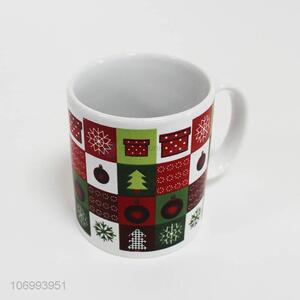 Wholesale creative Christmas pattern ceramic mug