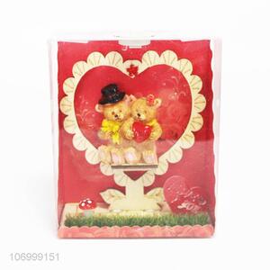 Wholesale Wedding Gifts <em>Polyresin</em> Bear <em>Crafts</em> Ornaments with Lights