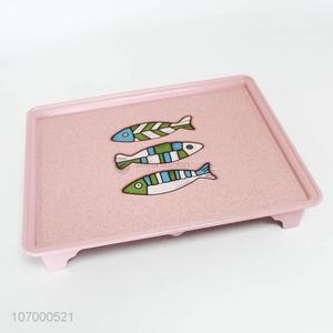 Wholesale price food salver plastic eco-friendly serving tray
