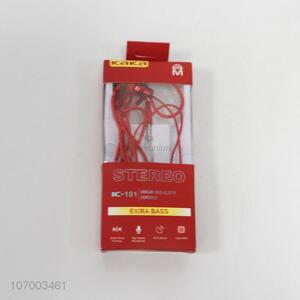 Good Quality Red Ear Headphone With Microphone