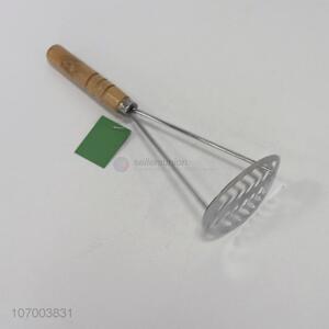 Good quality kitchen tools metal murphy press with wooden handle
