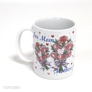 Reasonable price fashion pattern ceramic mug for mothers