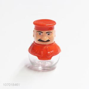 Unique Design Man Shape Kitchen Condiment Glass Bottle