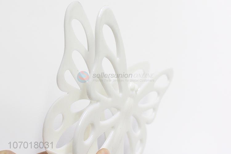 Fashion Hollow Out Butterfly Shape Plastic Paper Towel Holder