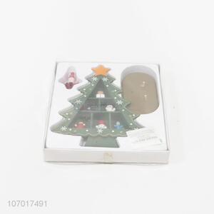 Hot selling Christmas decoration wooden Christmas tree set wooden crafts