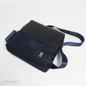 Custom Men <em>Canvas</em> PU Leather Sling Shoulder <em>Bag</em> <em>Messenger</em> <em>Bag</em>